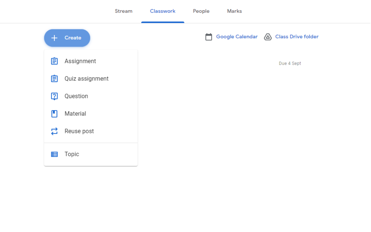 Assignment window - Come utilizzare Google Classroom: una guida rapida