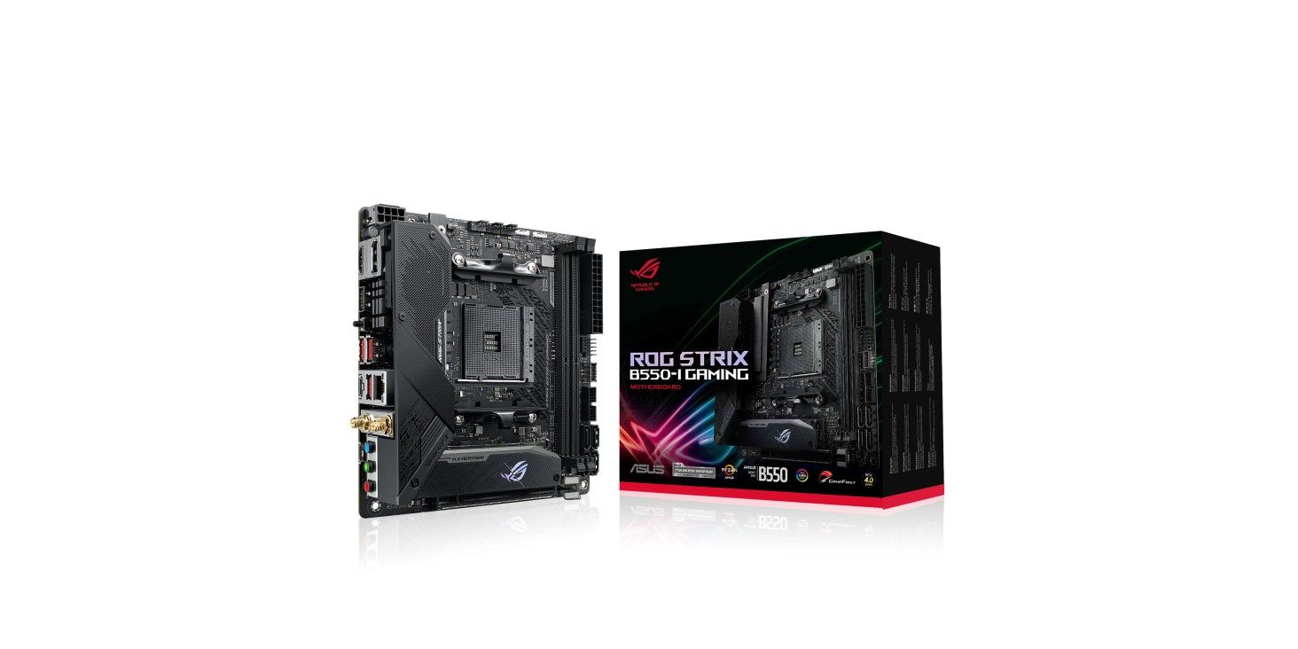 Asus ROG Strix B550-I Gaming Mini-ITX motherboard with PCIe 4.0