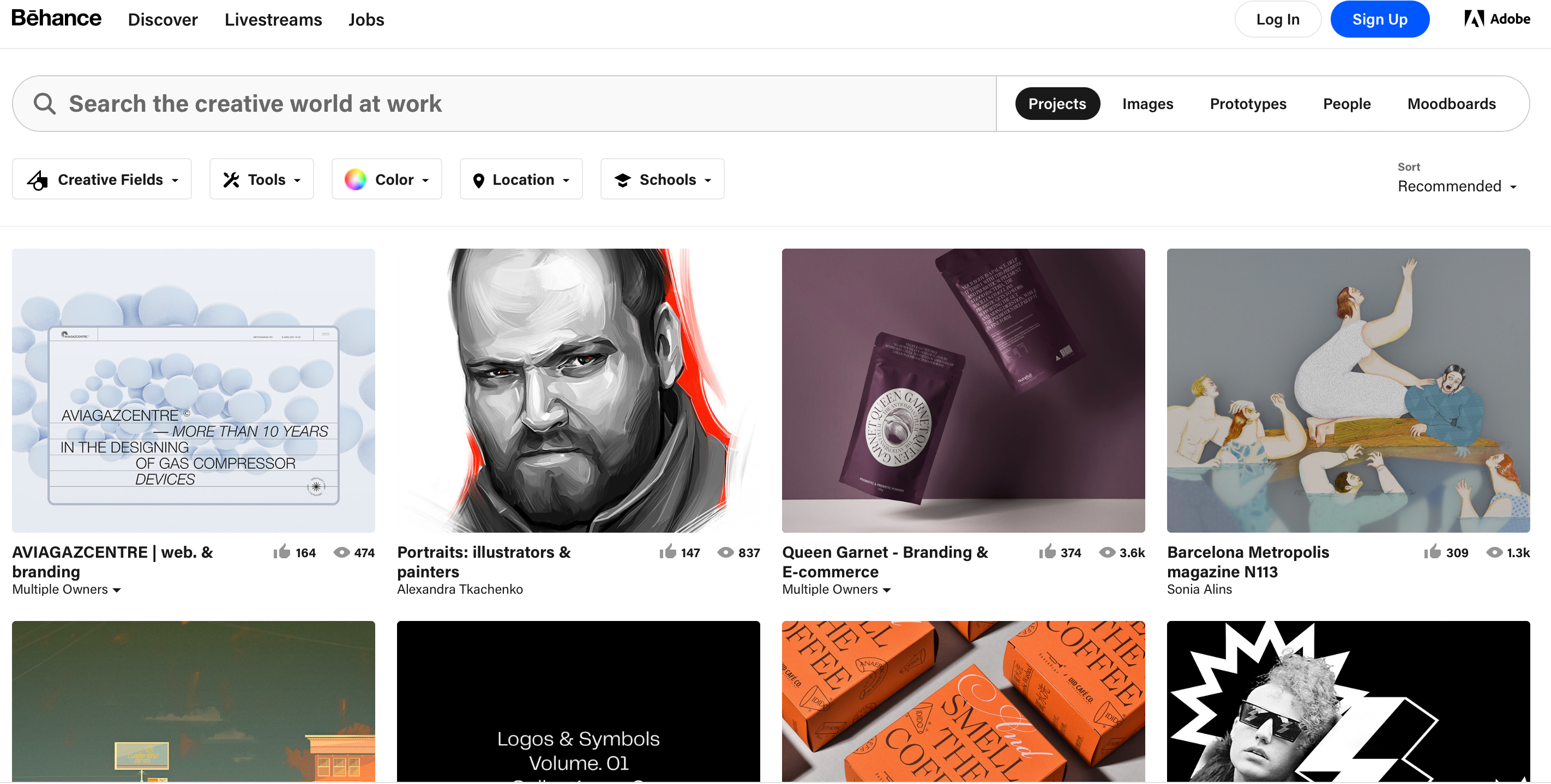 Behance Screenshot