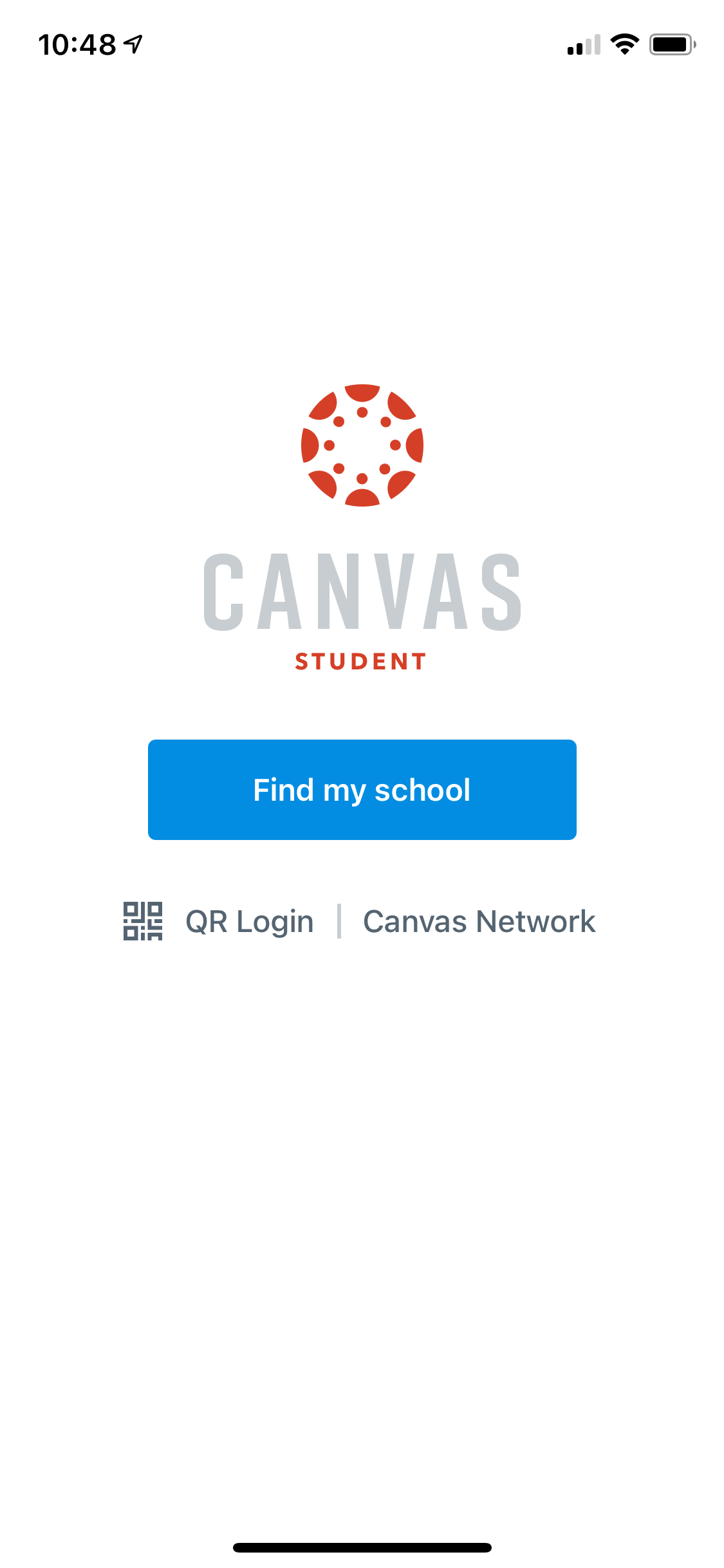 Canvas student choose school