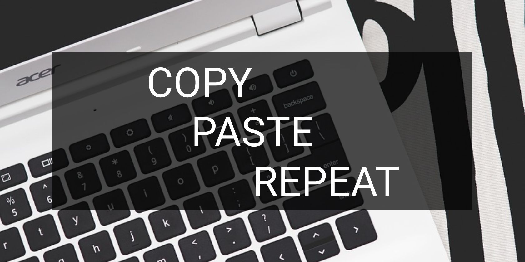 copy and paste on a chromebook