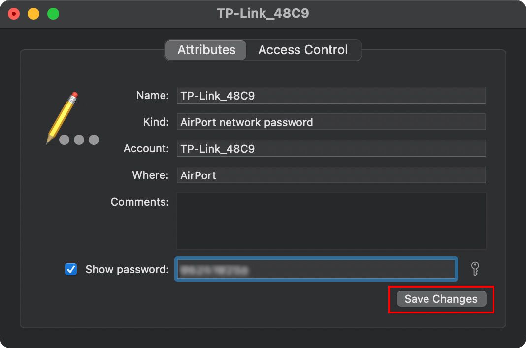 mac keychain access password