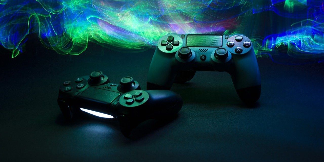 Game pads with lightning effects