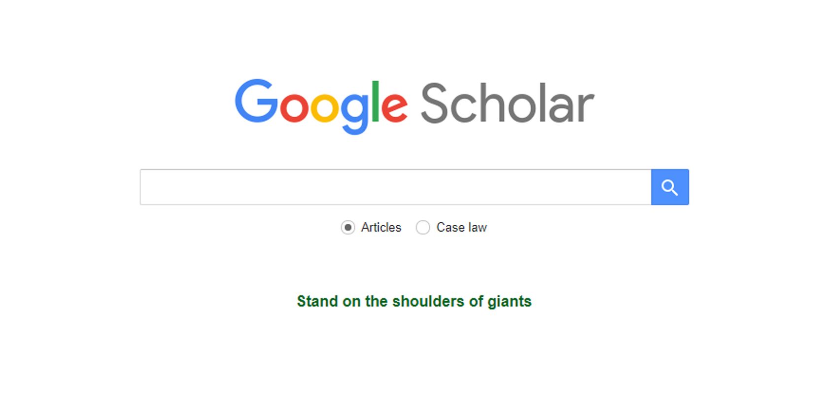 Google scholar screenshot