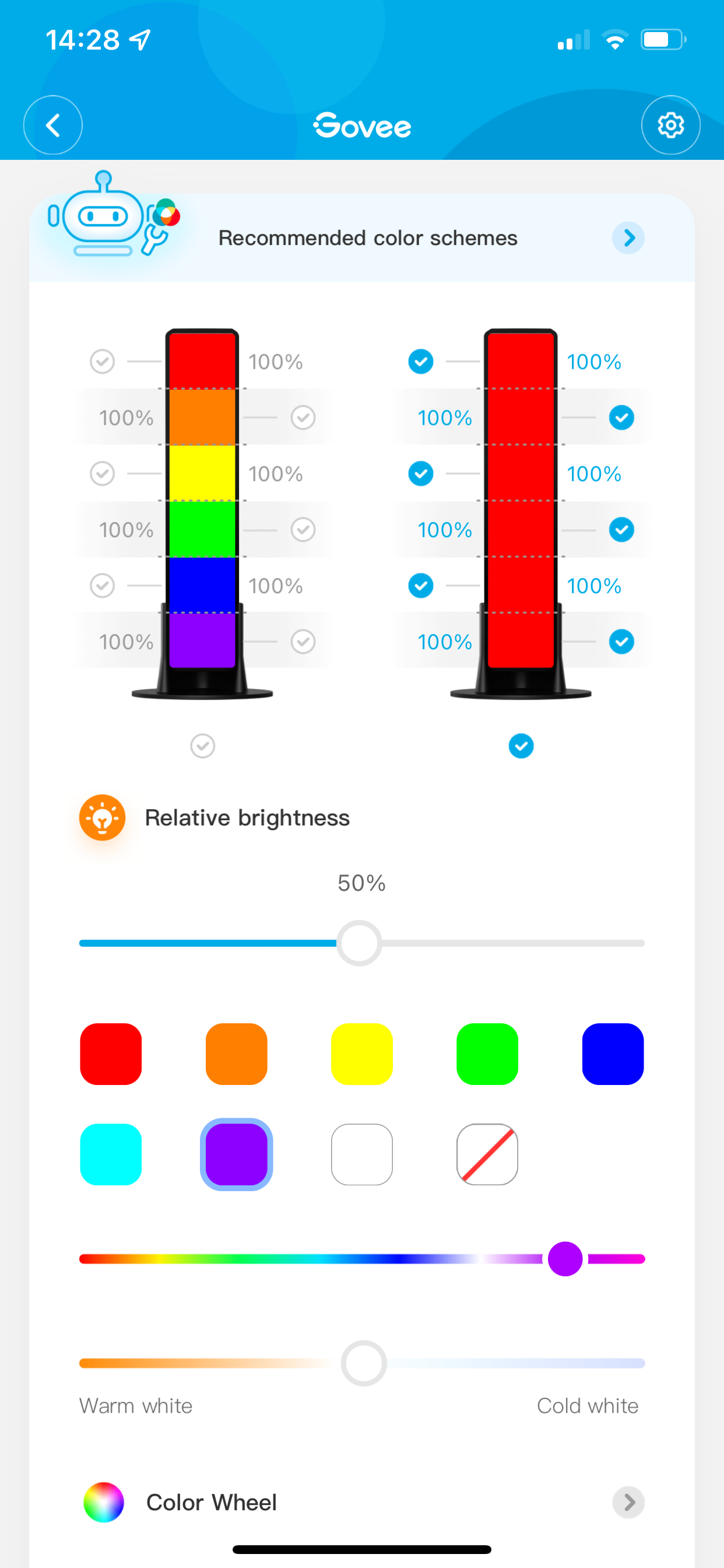 Govee Home App Colors