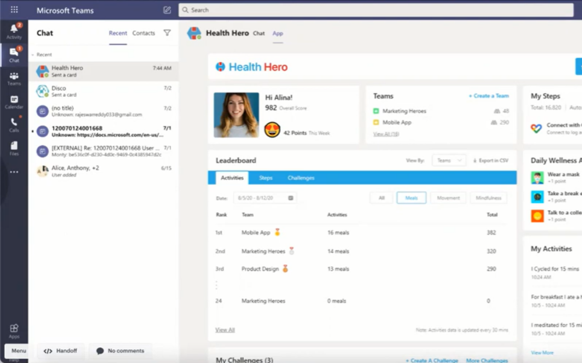 Health_Hero Application Window