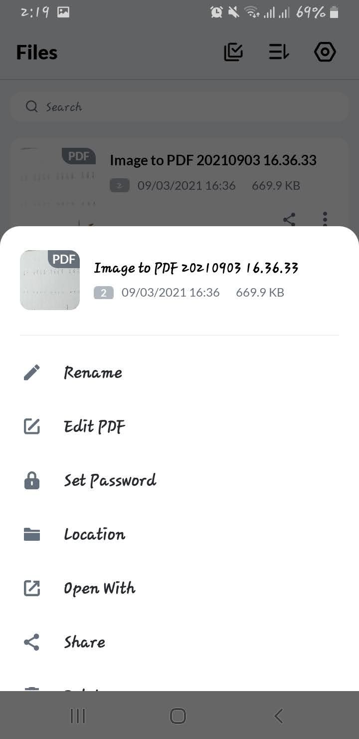 Image to PDF Converter - Various Options