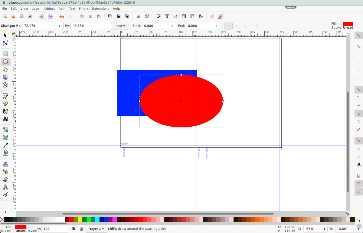Inkscape basic shapes