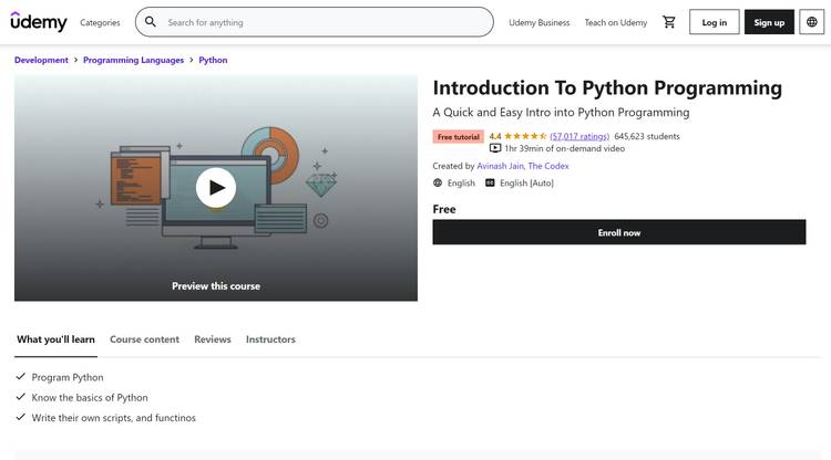 Comment apprendre Python gratuitement ? > Gandal Smart