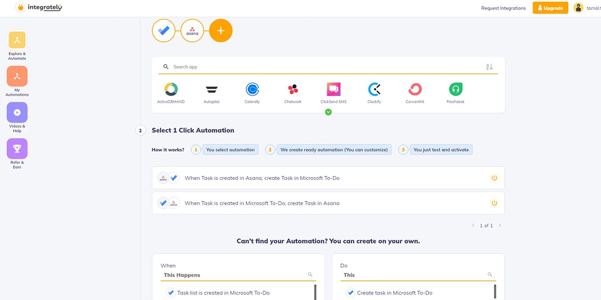 A visualization for MS To Do integration with Asana