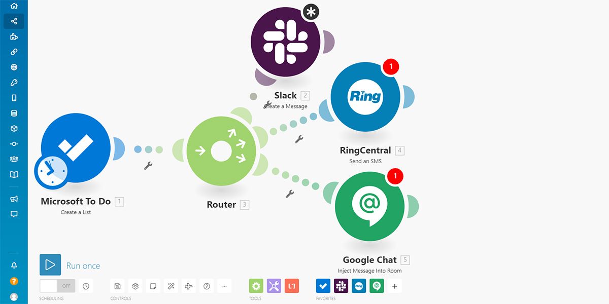 An illustration of 3-way integration for To Do