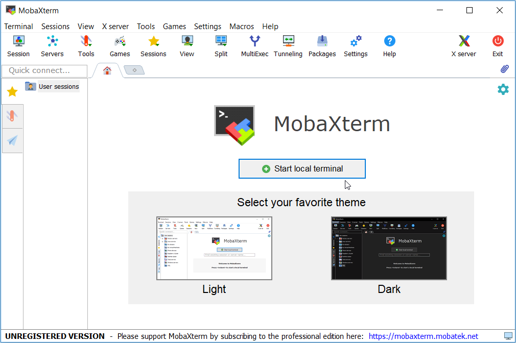MobaXterm interface - Le 6 migliori alternative al prompt dei comandi per Windows