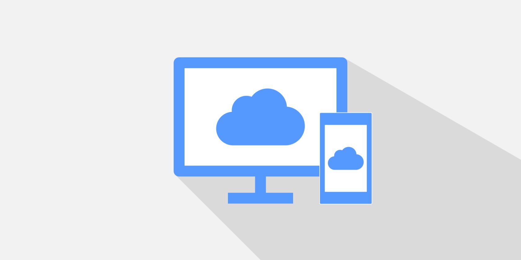 OneDrive icons on desktop and mobile phone
