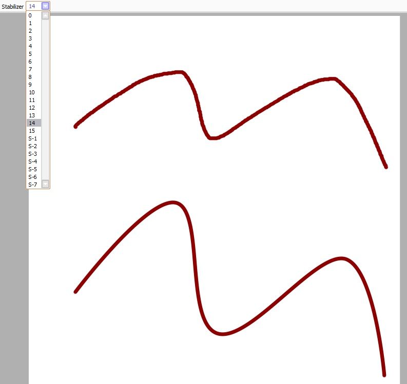 paint tool sai stabilizer