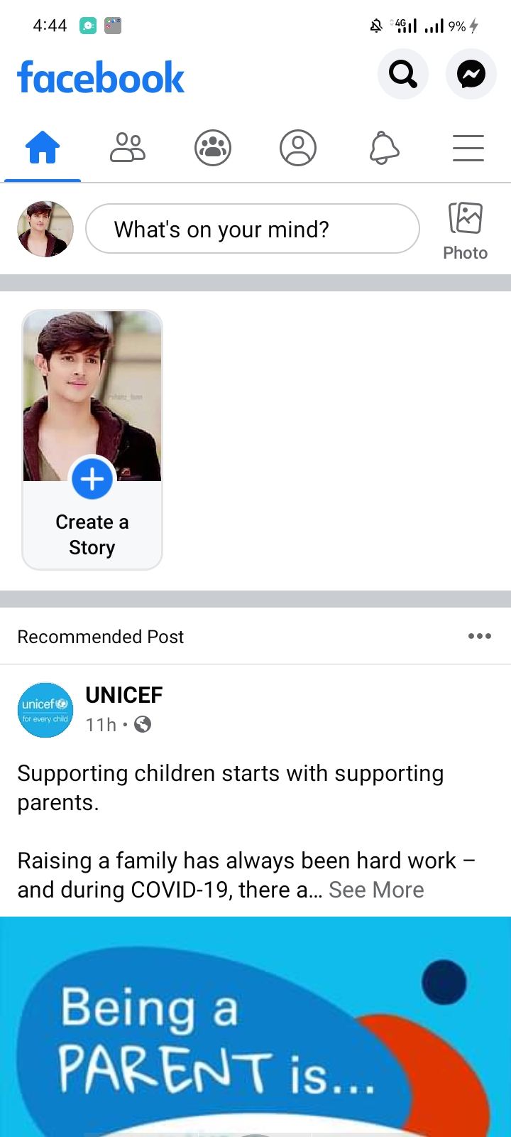Preview of Logged In Facebook Account