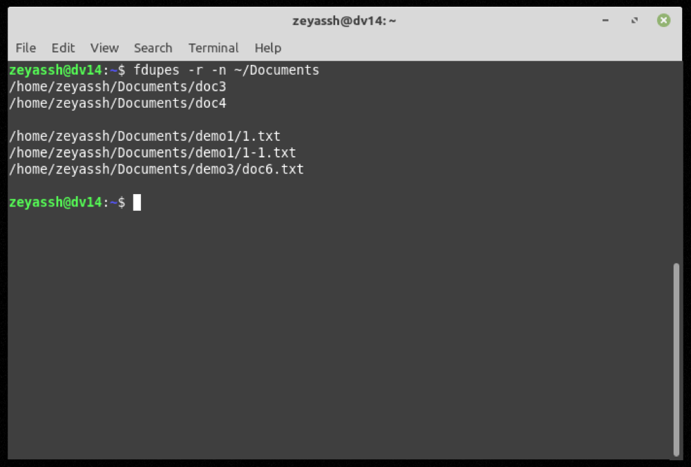 Recursive non empty duplicate files search fdupes - Come trovare e rimuovere file duplicati su Linux usando fdupes