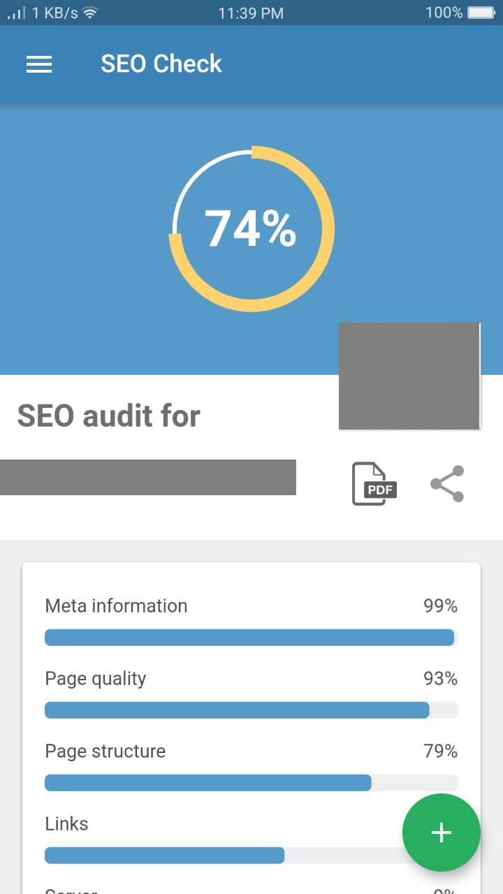 SEO Check App - SEO Analysis Report of Your Website