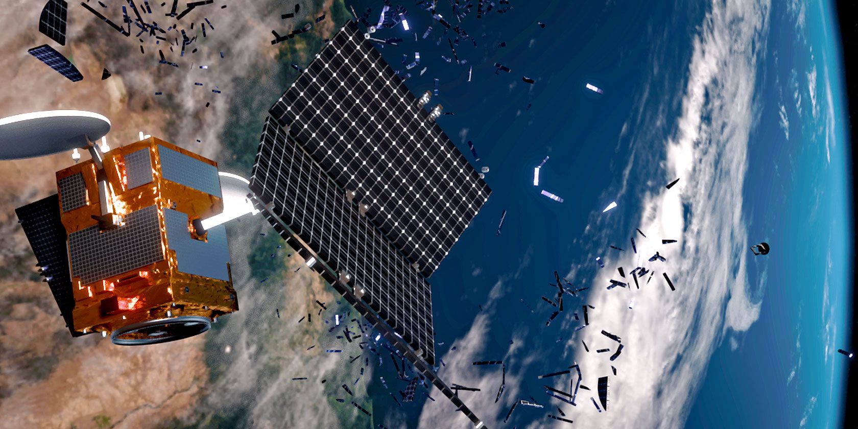 space junk satellite