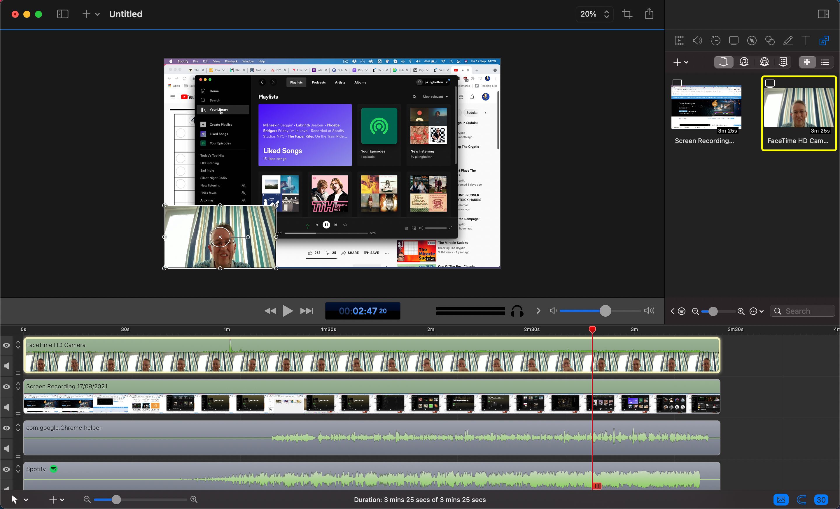 ScreenFlow video editor