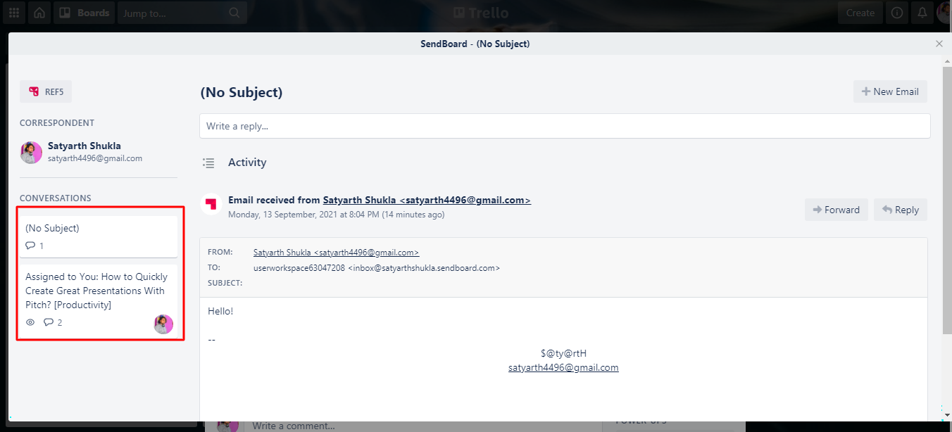 Wie SendBoard das Versenden von E-Mails auf Trello vereinfacht - SendBoard Conversations