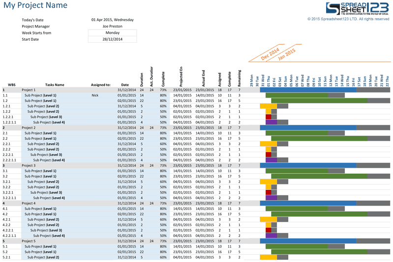 Spreadsheet123-project-plan-template