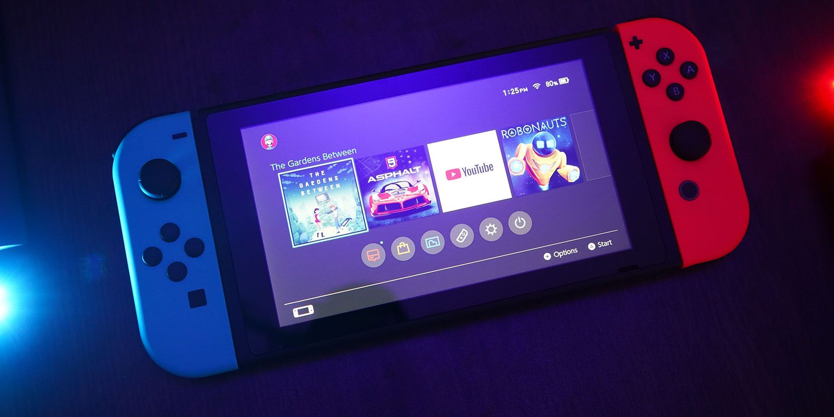 Switch with Games Screen