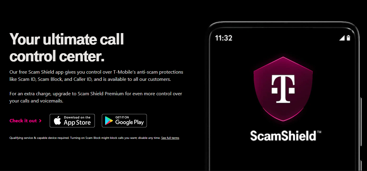 تبلیغاتی T-Mobile Scam Shield 2021