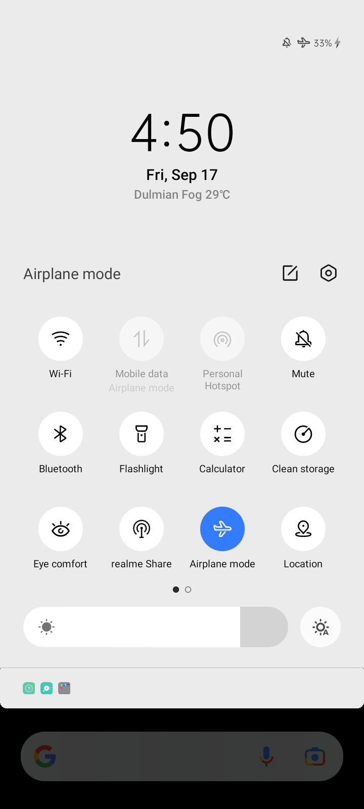 Turning on Airplane Mode in Android