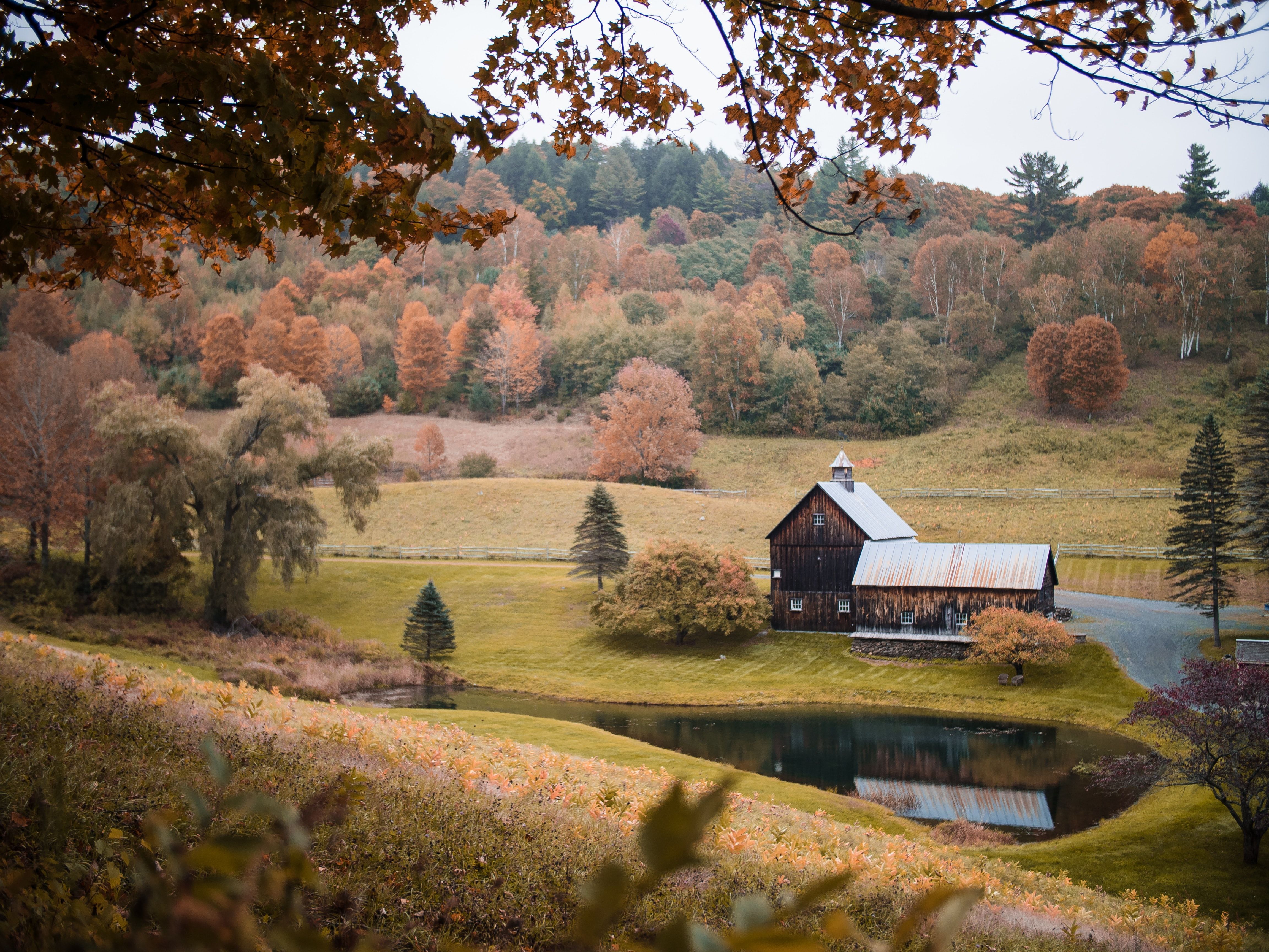 Photo of a rural setting in Vermont 