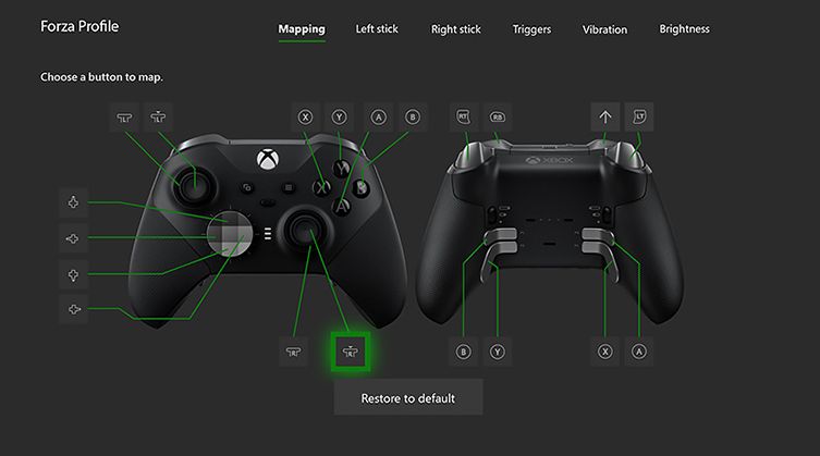Xbox Elite Wireless Controller Series 2 profiles