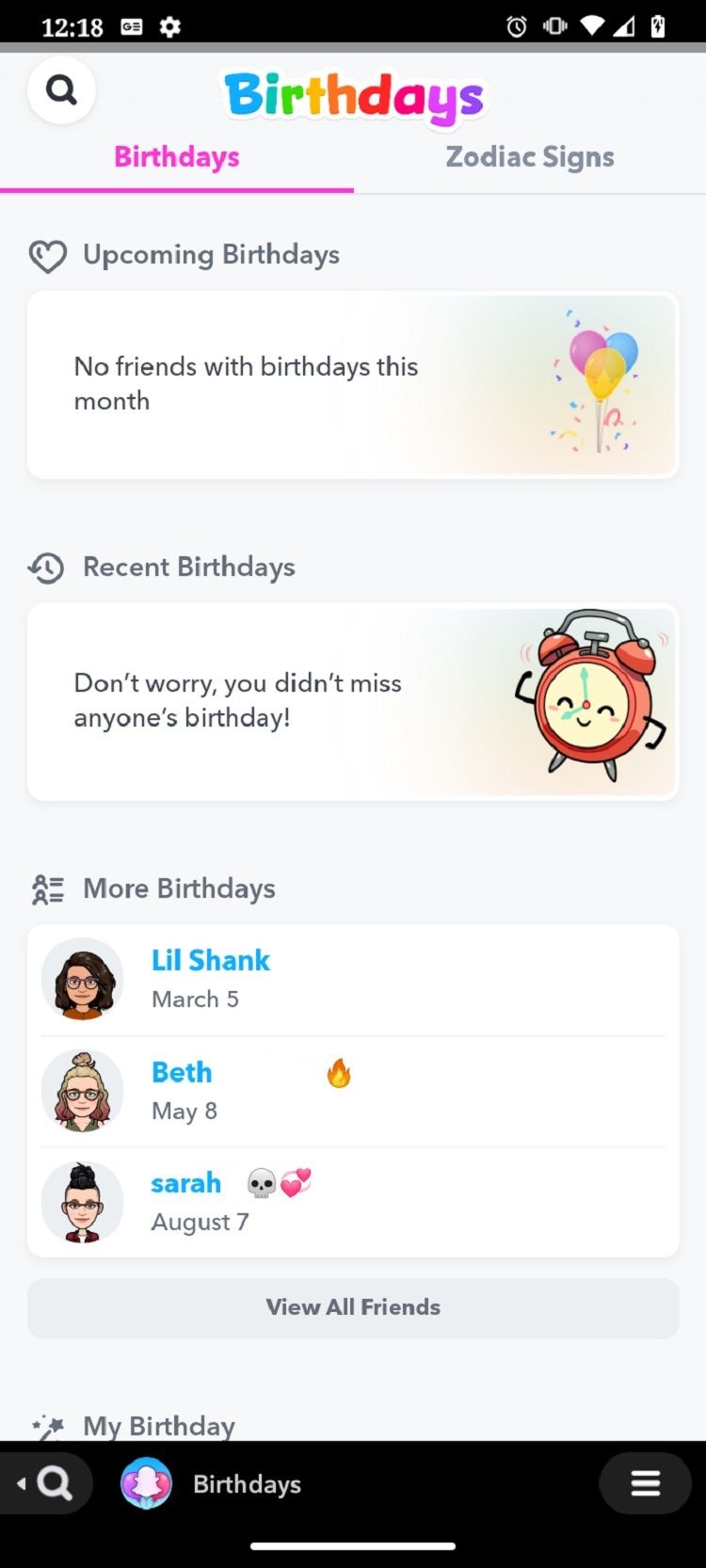 The Snapchat Birthdays Mini Makes Celebrating With Friends More Fun