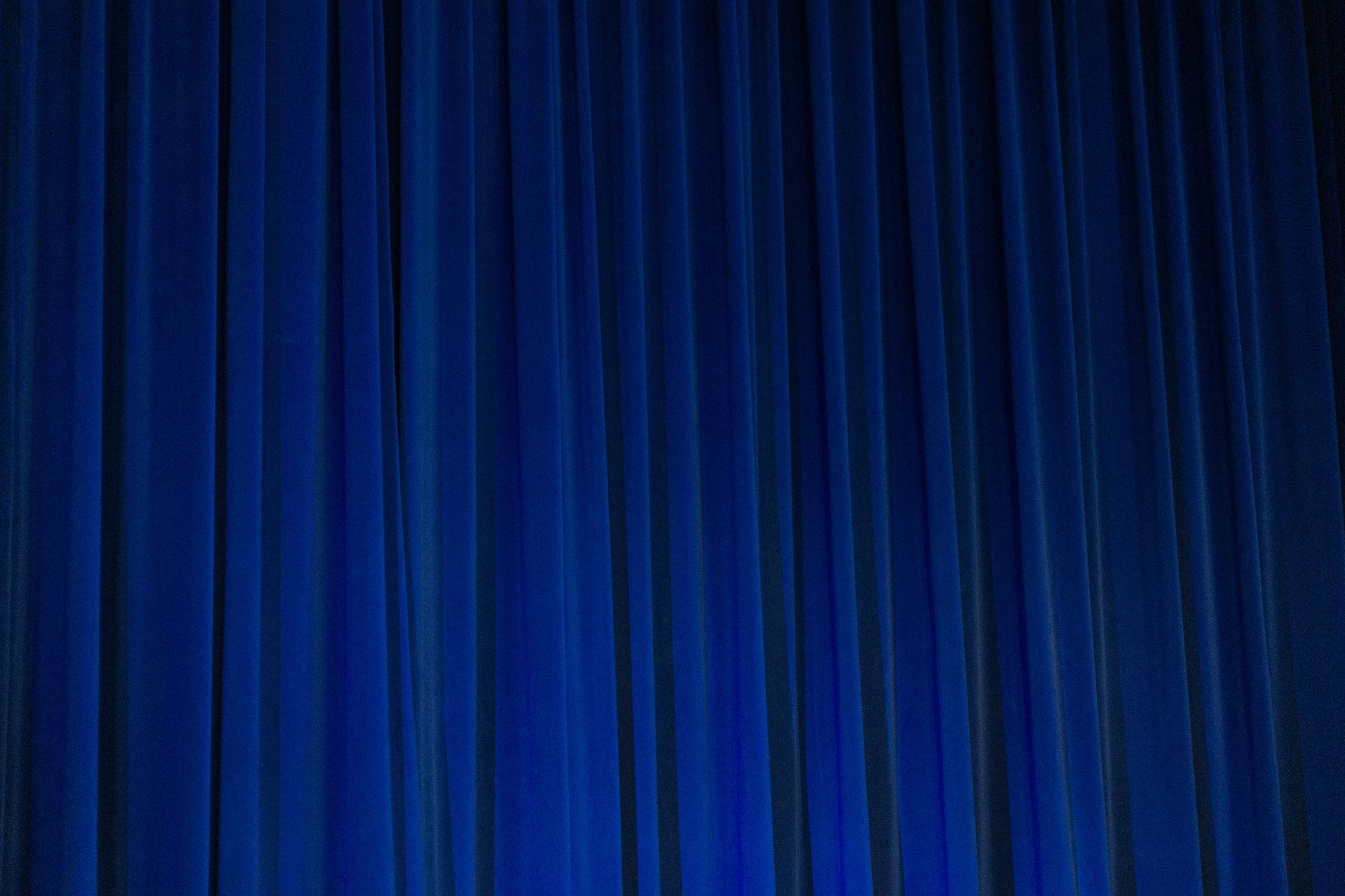 Blue Curtain Backdrop