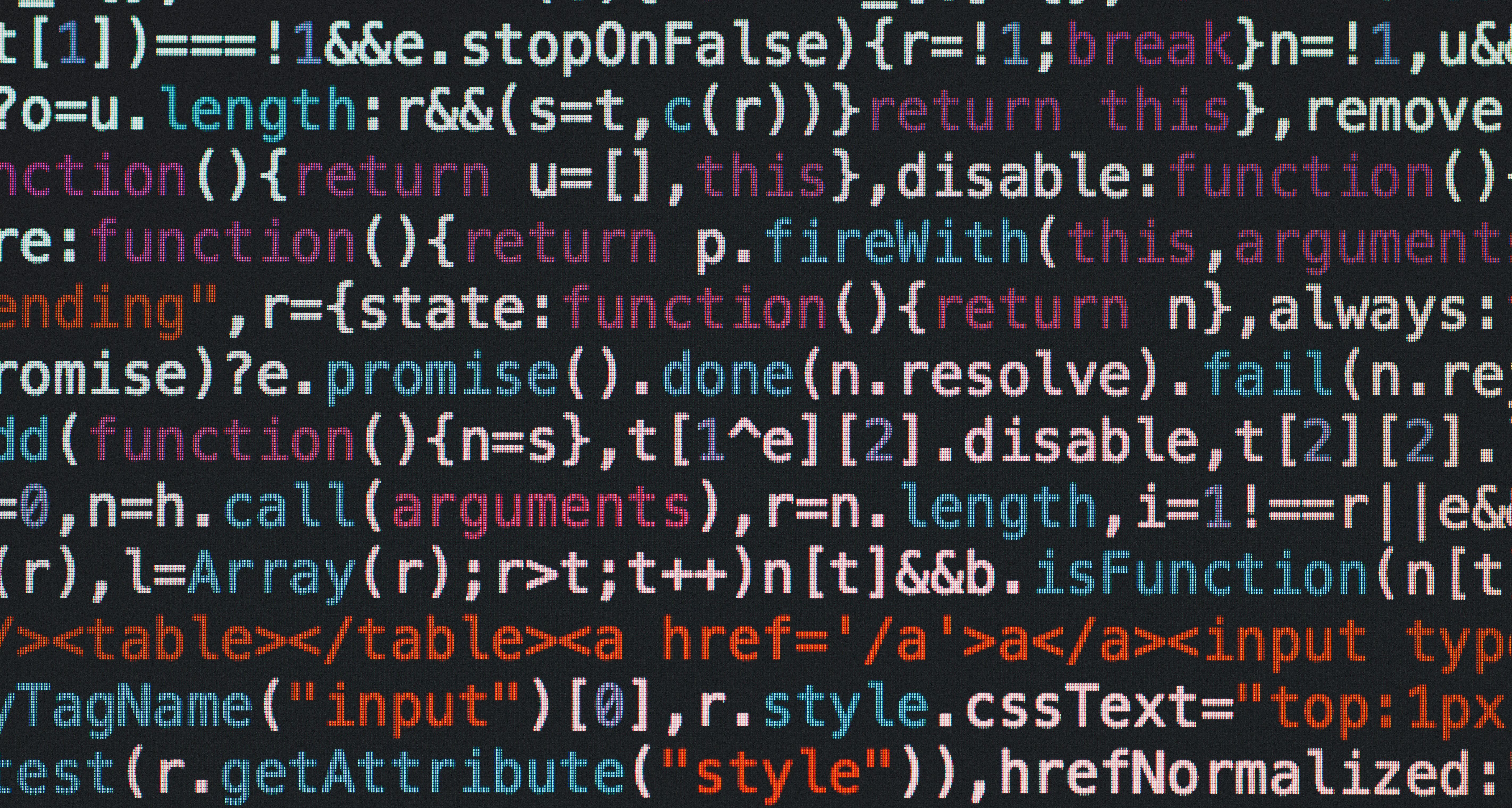 computer code screenshot