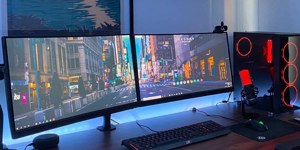 Dual Screen Monitors BenQ Dual Screen 2x27″ HD Monitors (1920 X