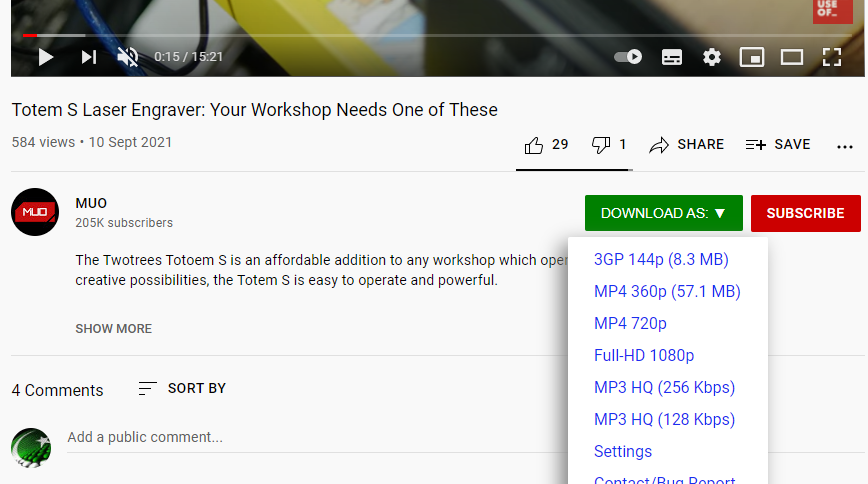 youtube to mp3 downloader chrome extension