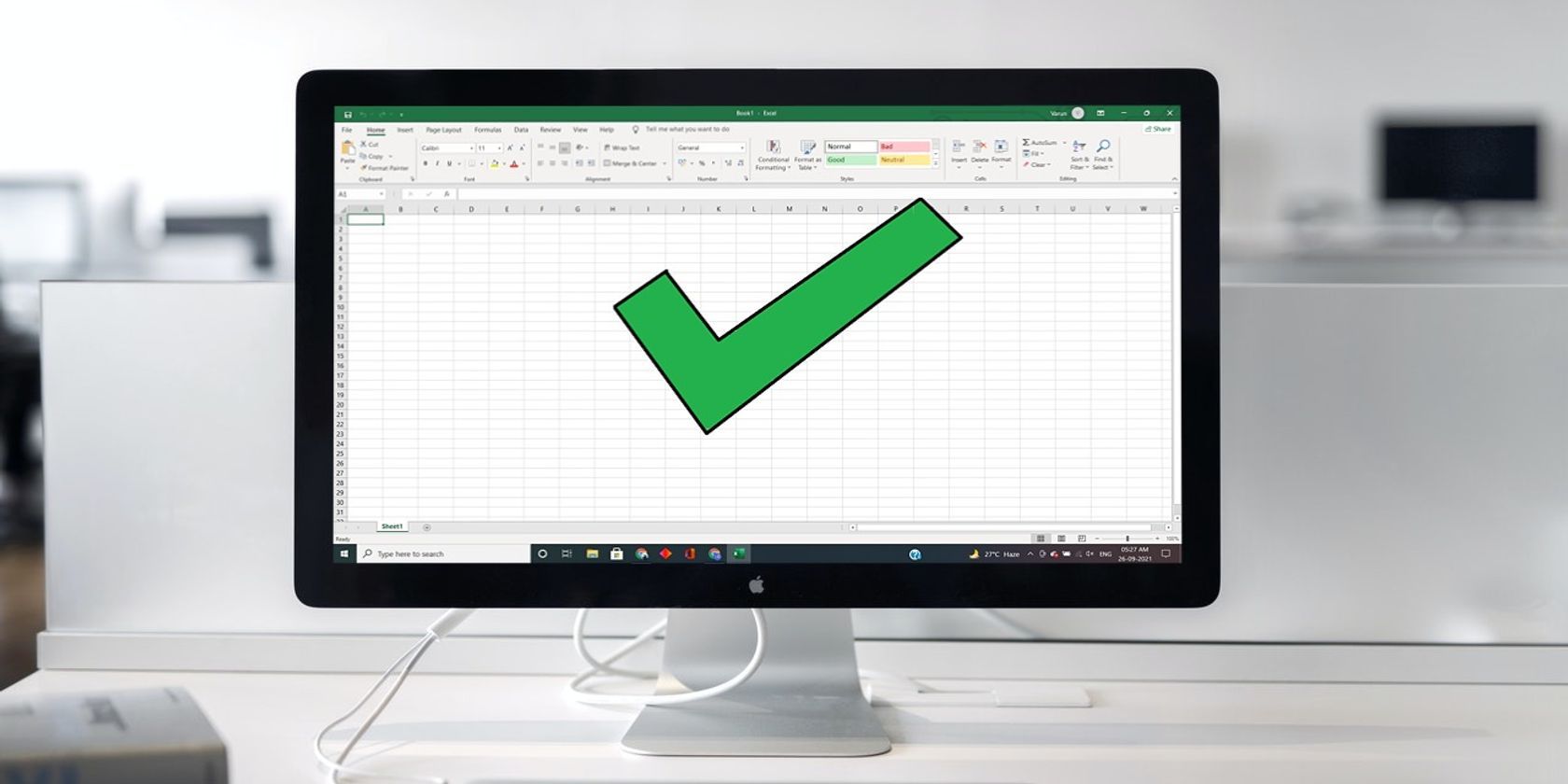 add formula for check mark in excel for mac