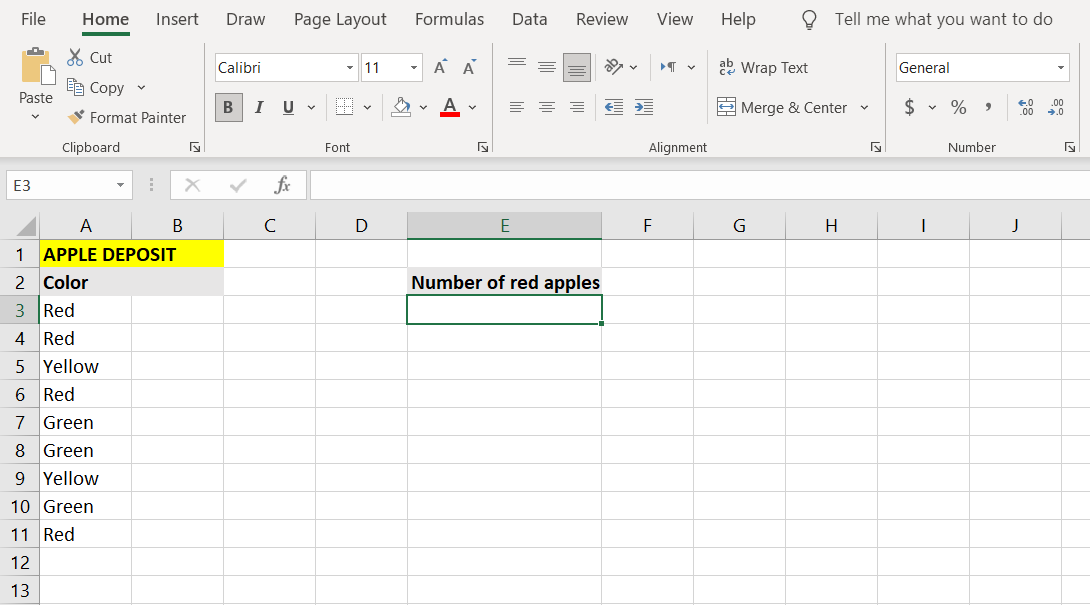 So verwenden Sie die Funktion ZÄHLENWENN und ZÄHLENWENN in Excel - excel countif