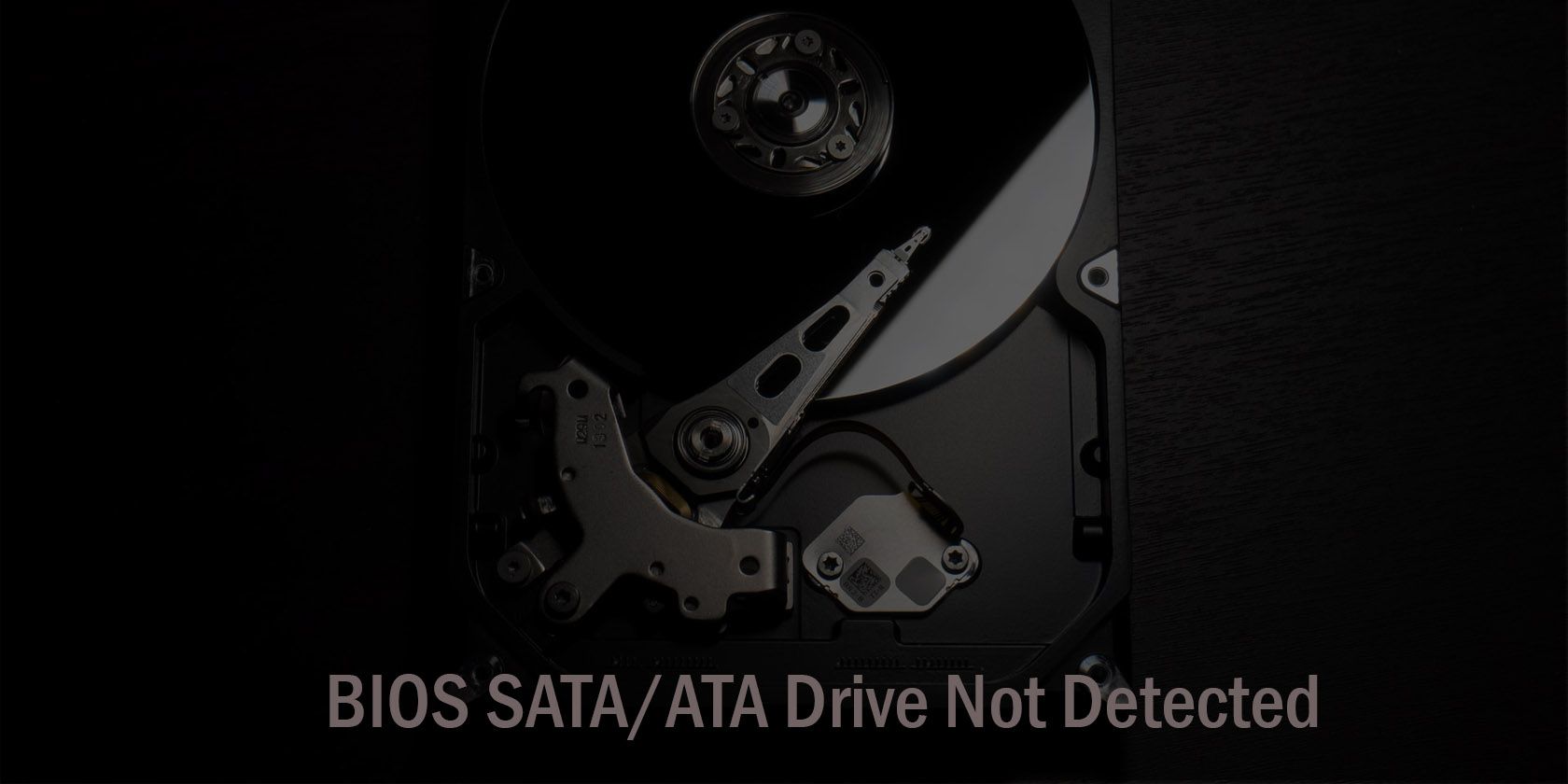 new solid state drive not detected