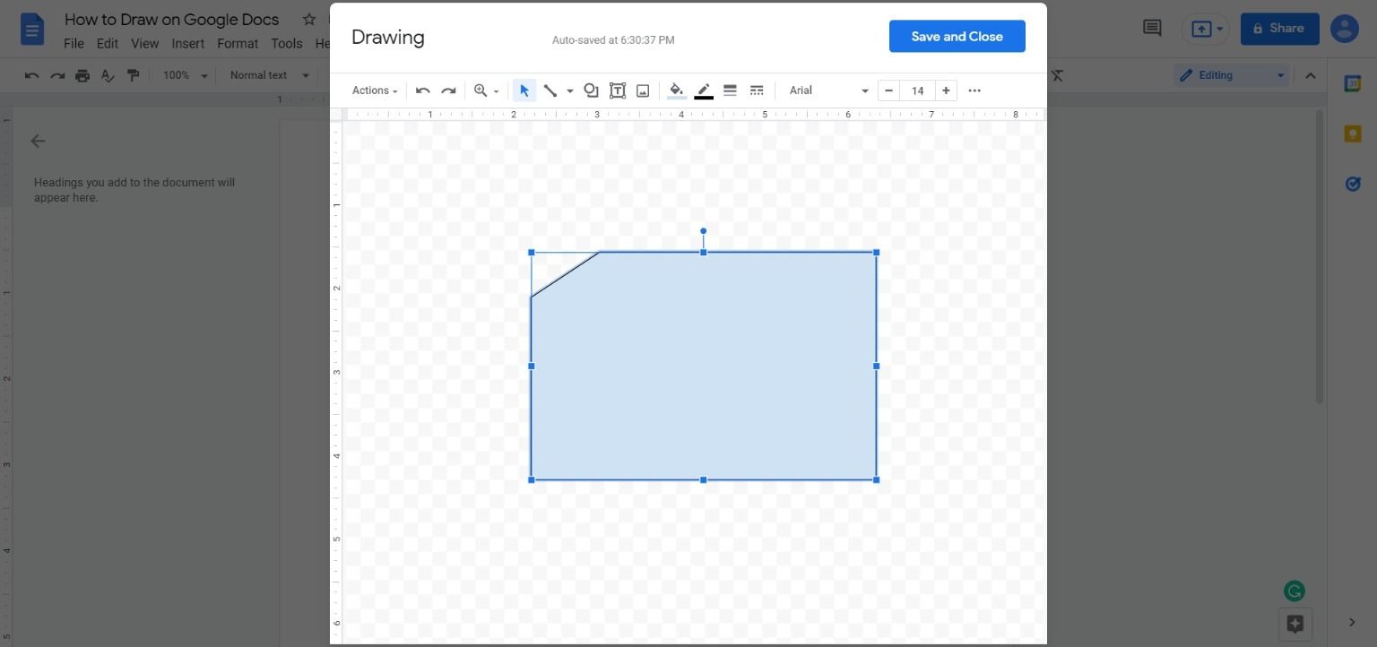 How to Draw on Google Docs