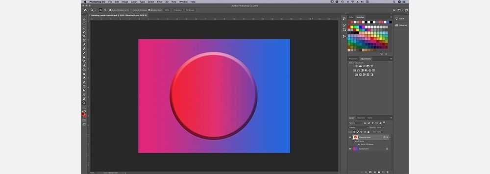 Color palettes in Photoshop are completely customizable