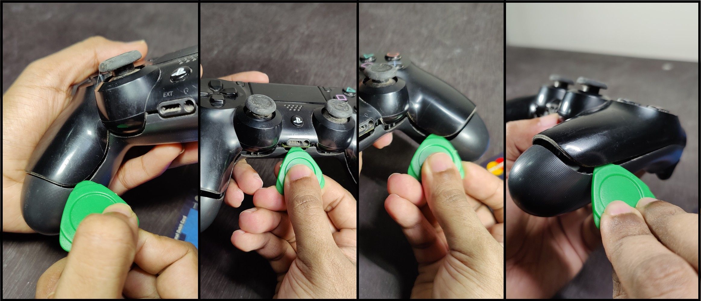 How to pry open PS4 controller.