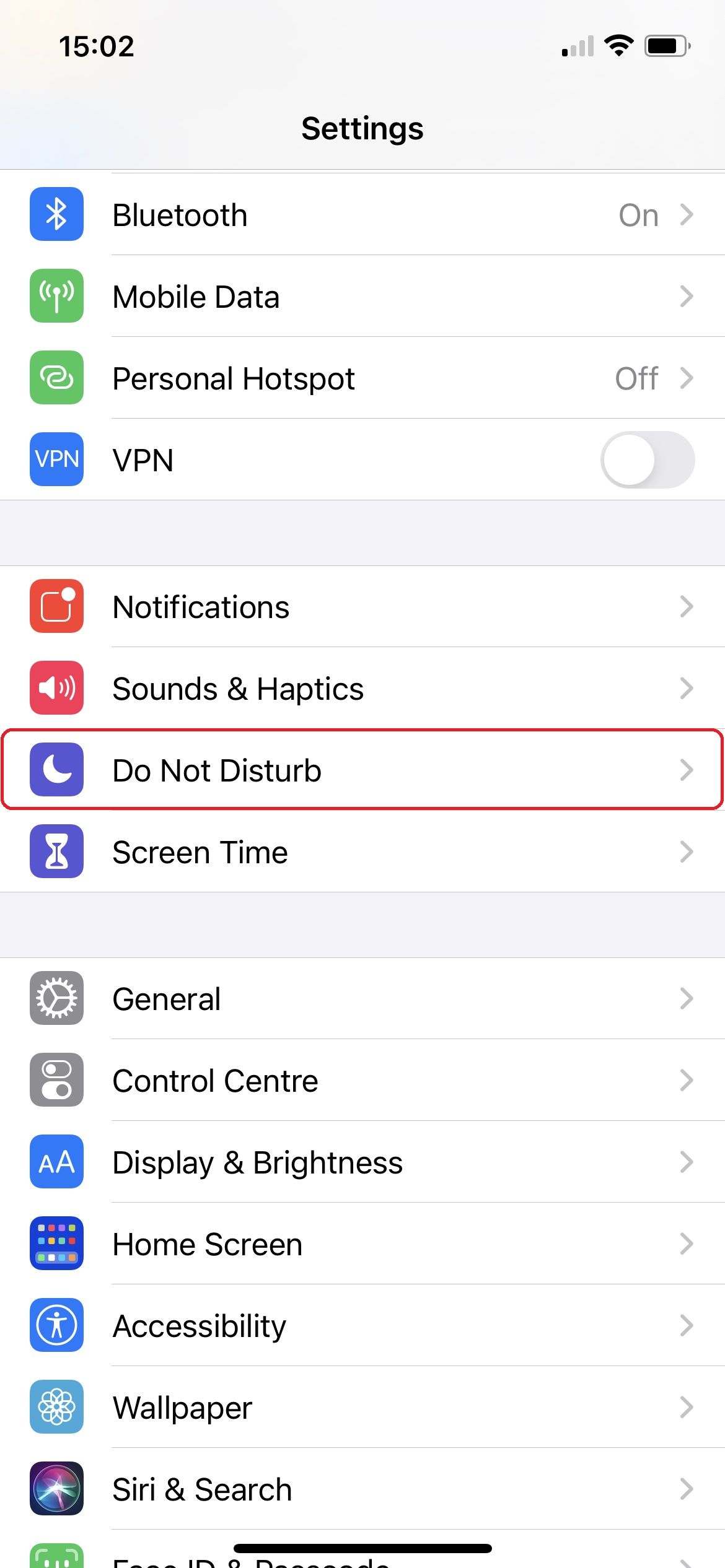 find settings to stop you being disturbed by noise