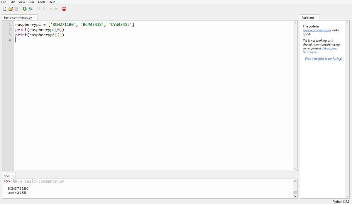 Lernen Sie Python-Programmierung auf Raspberry Pi mit diesen Befehlen und Datenstrukturen - list data structure python with raspberry pi