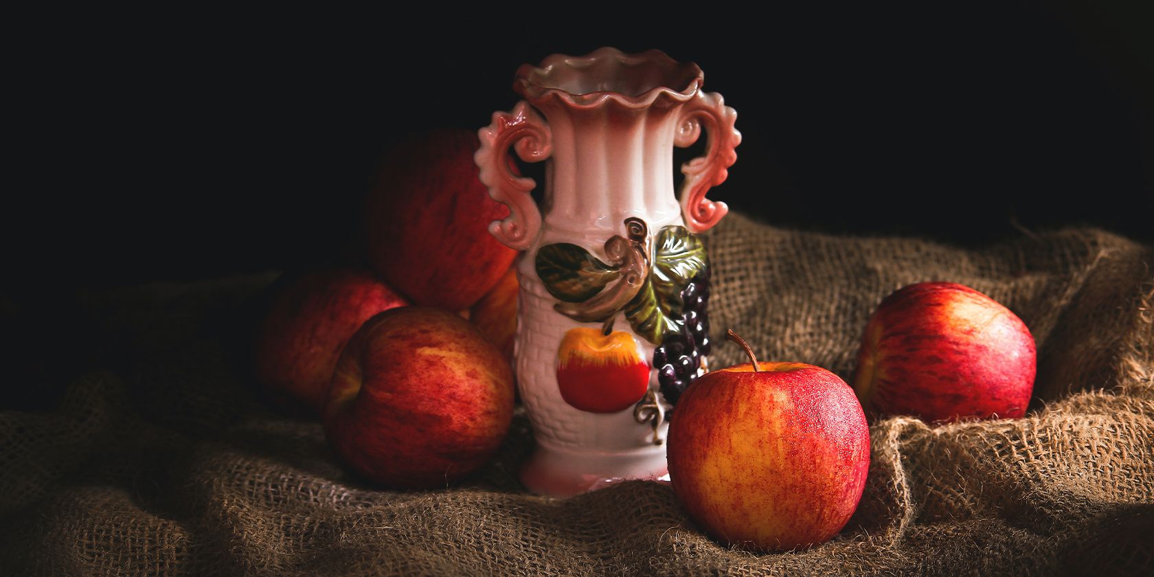 Fruits and a vase