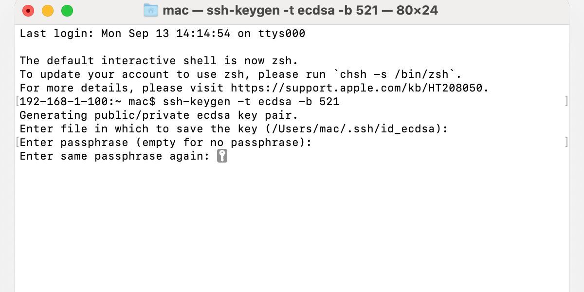 mac terminal sshkeygen passphrase - Come utilizzare SSH-Keygen per generare una chiave SSH su Mac