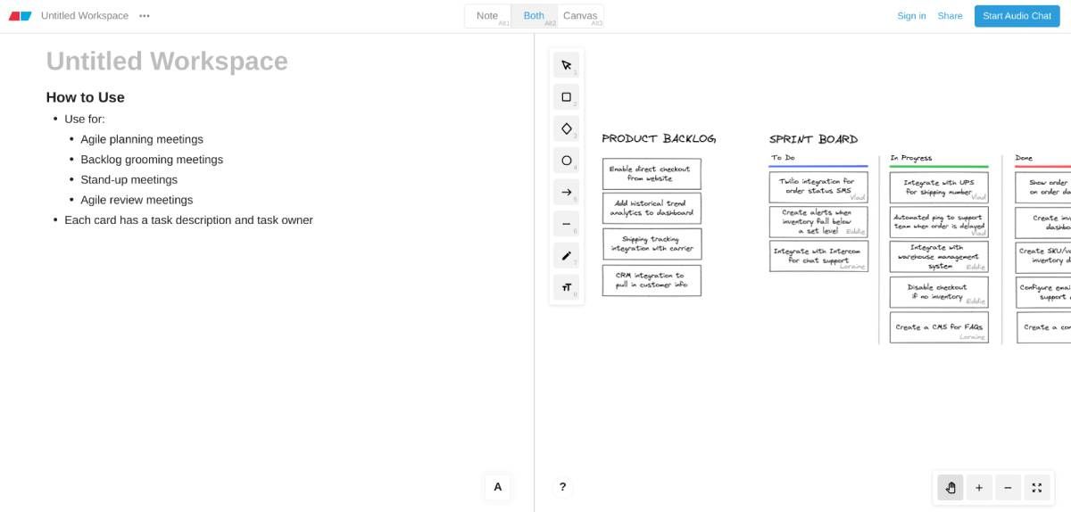 5 zeitsparende Apps für bessere Online- und Offline-Meetings - manage organize meetings eraser