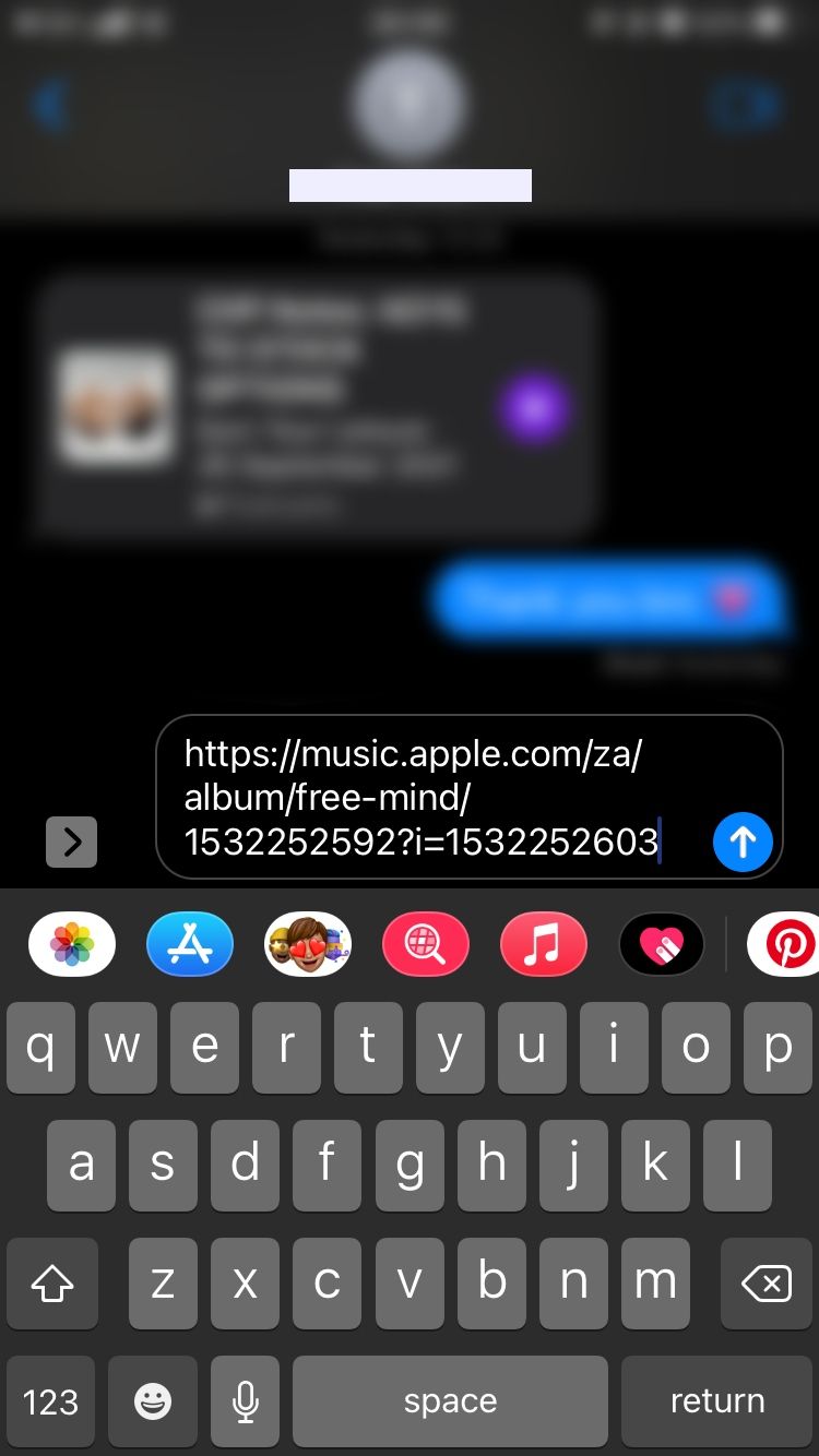 message preview in imessage