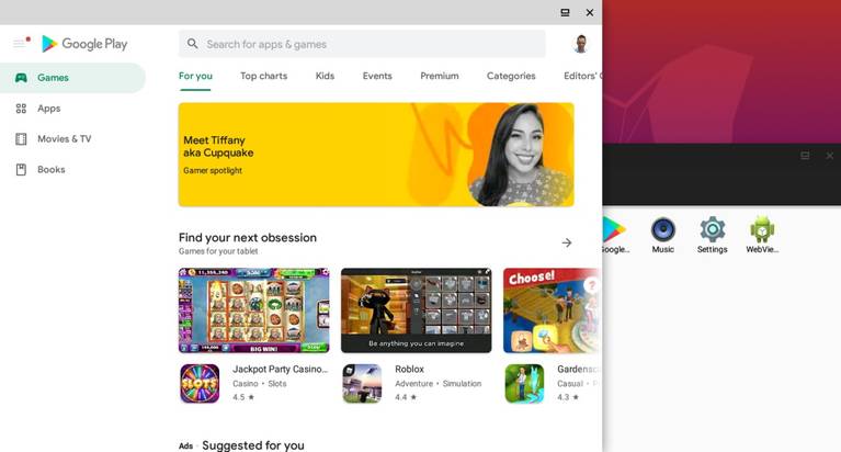 Play Store di Linux