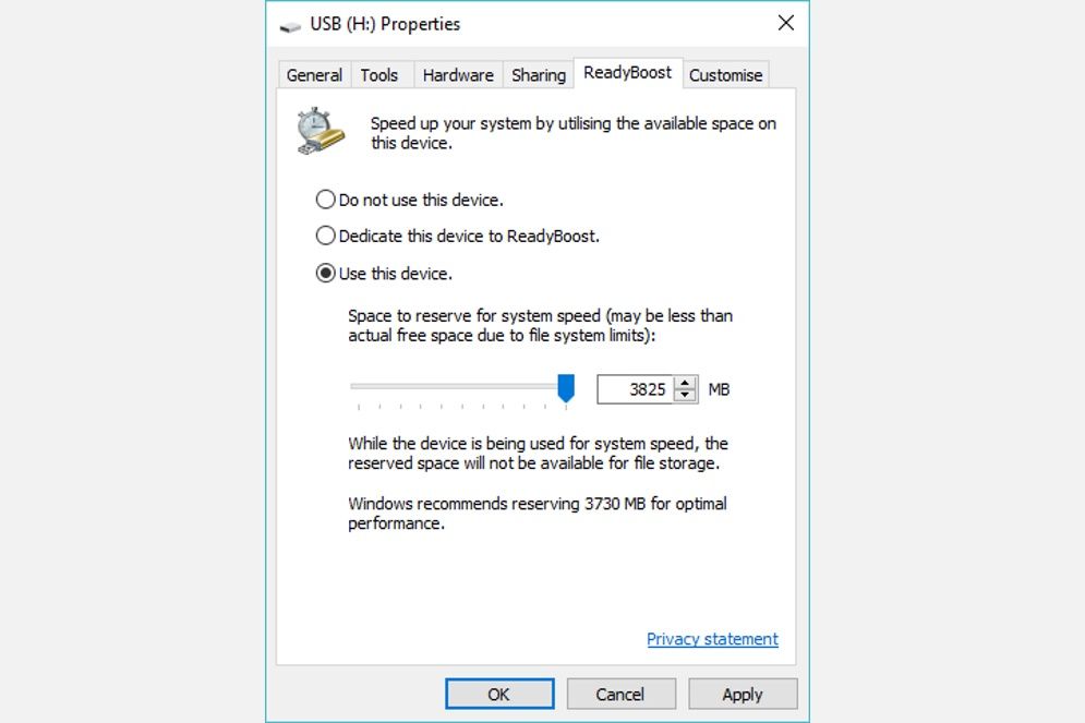 use a USB drive to make your PC faster