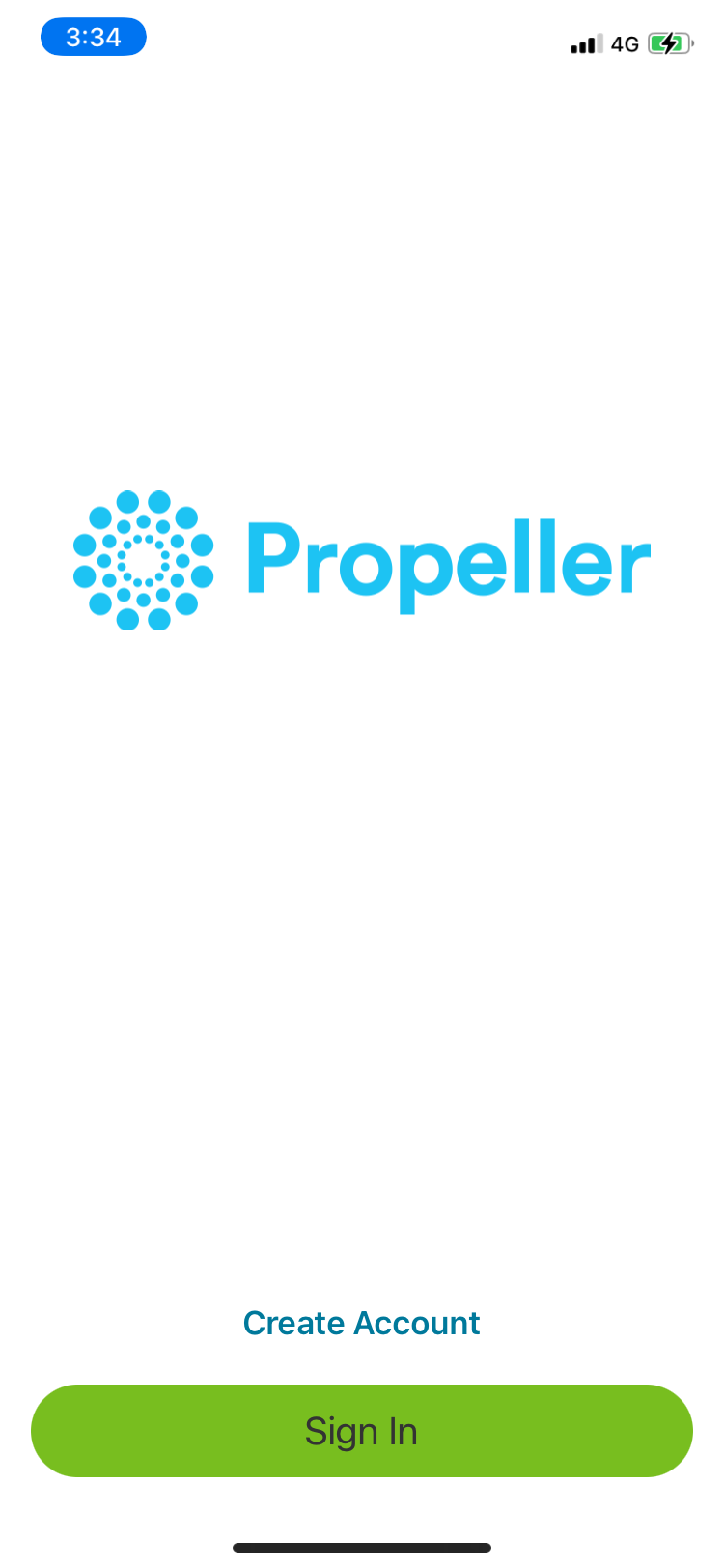 propeller startup page